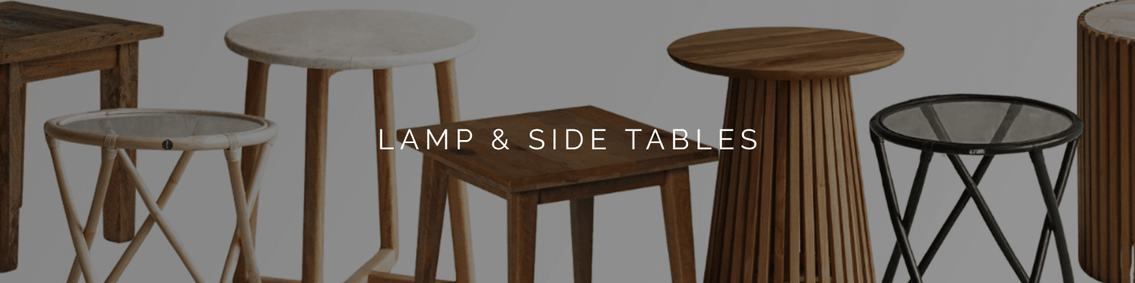 Lamp and Side Tables