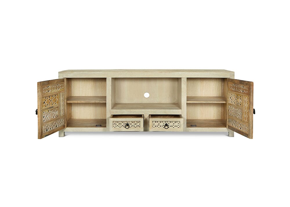 Sundara Tv Unit 4 Door 1 Shelf And 1 Drawer TV Units Sundara