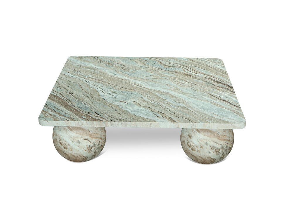 Modena Butterscotch Marble Ball Coffee Table Coffee Tables Marble Collection