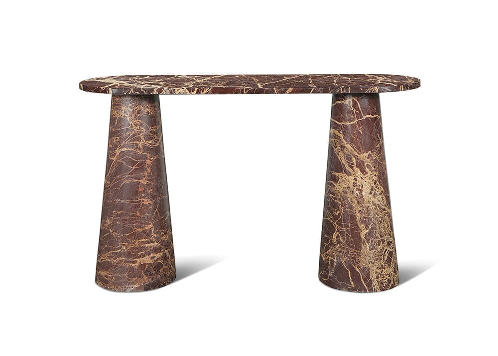 Ravenna Red Marble Console Console Tables Marble Collection
