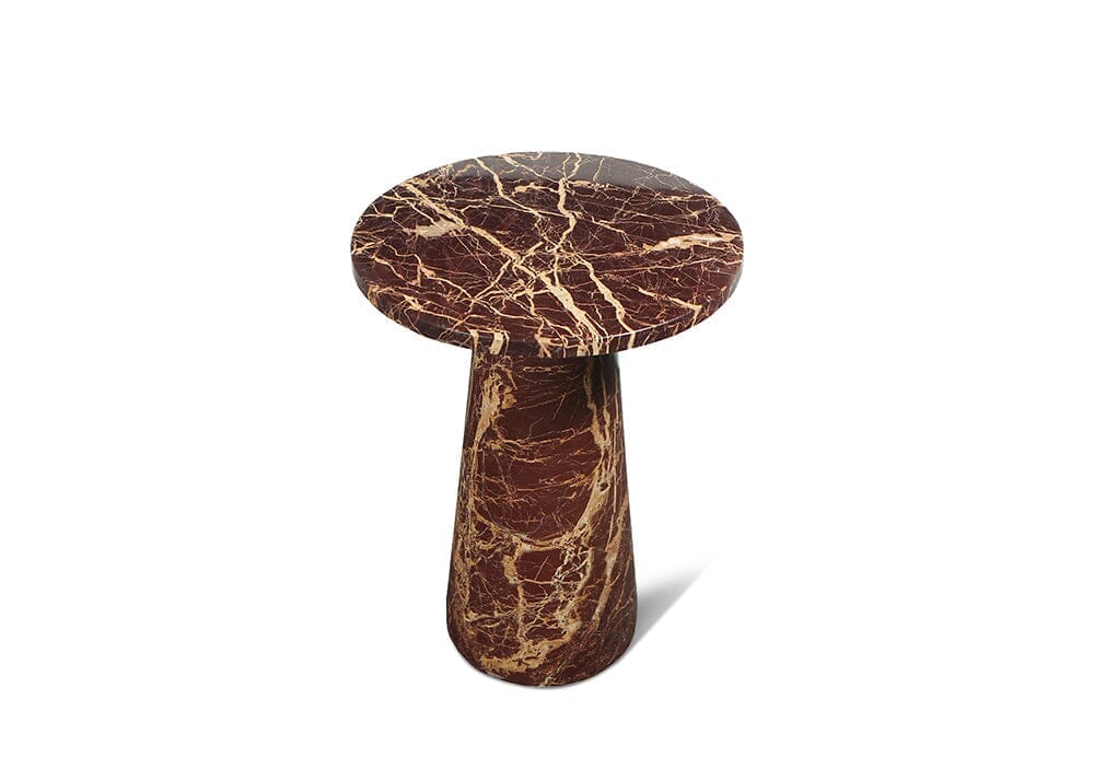 Ravenna Red Marble Side Table Lamp Tables Marble Collection
