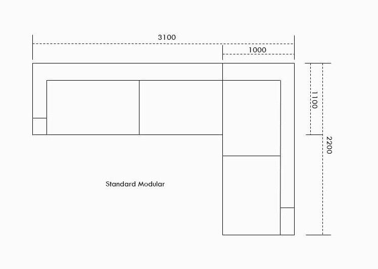 Ascot modular dimensions