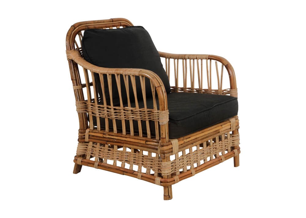 Avoca Armchair with Charcoal Covers Alfresco Lounging Avoca