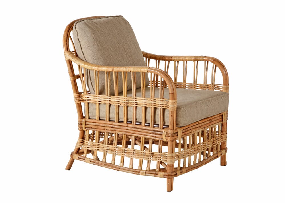 Avoca Armchair with Taupe Cushions Alfresco Lounging Avoca