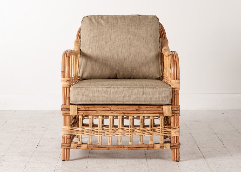 Avoca Armchair with Taupe Cushions Alfresco Lounging Avoca