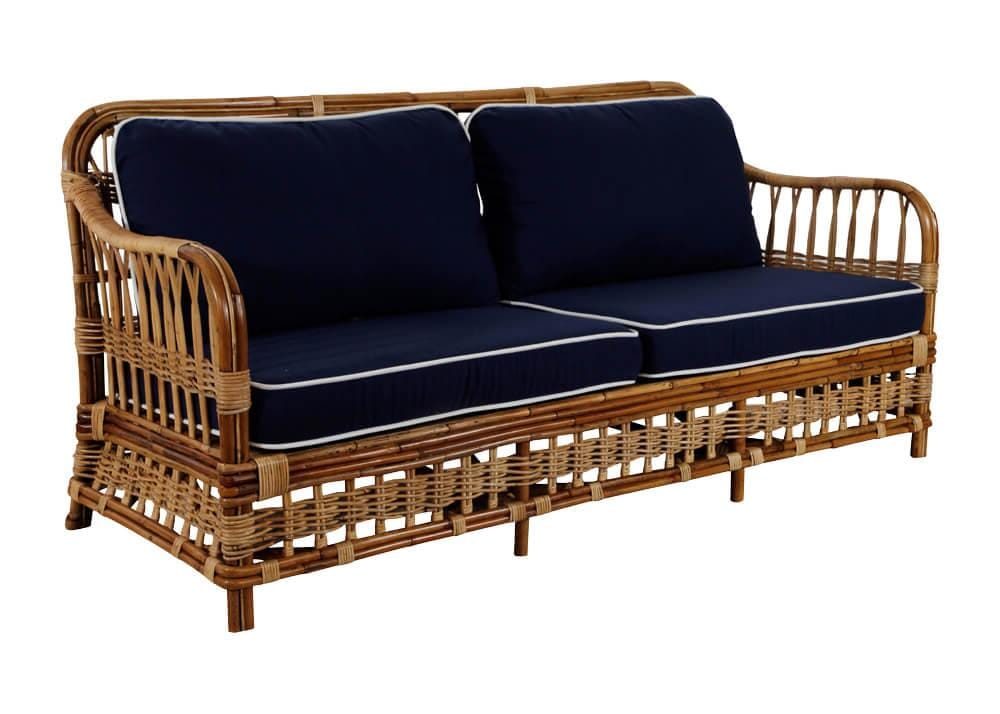 Avoca Daybed with Blue Cushions Alfresco Lounging Avoca