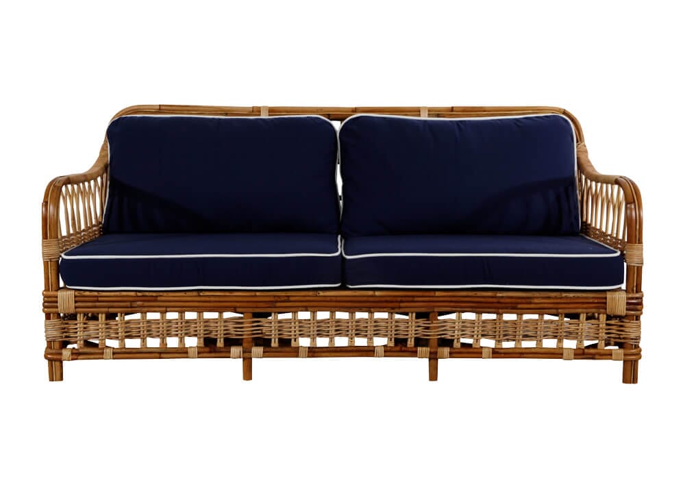 Avoca Daybed with Blue Cushions Alfresco Lounging Avoca