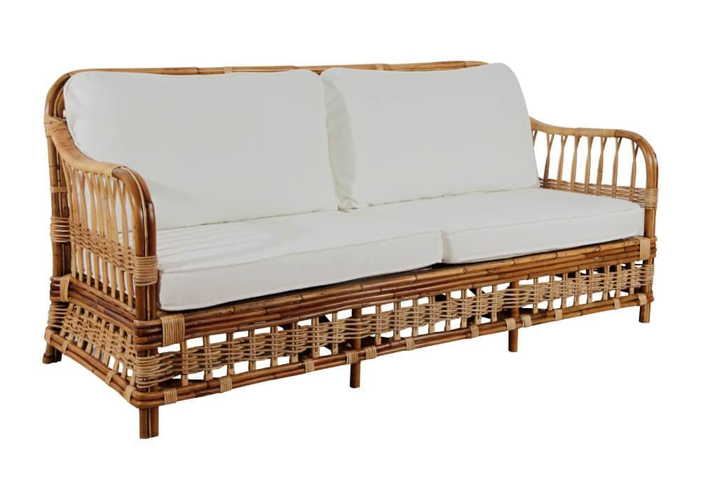 Avoca Daybed with White Cushions Alfresco Lounging Avoca