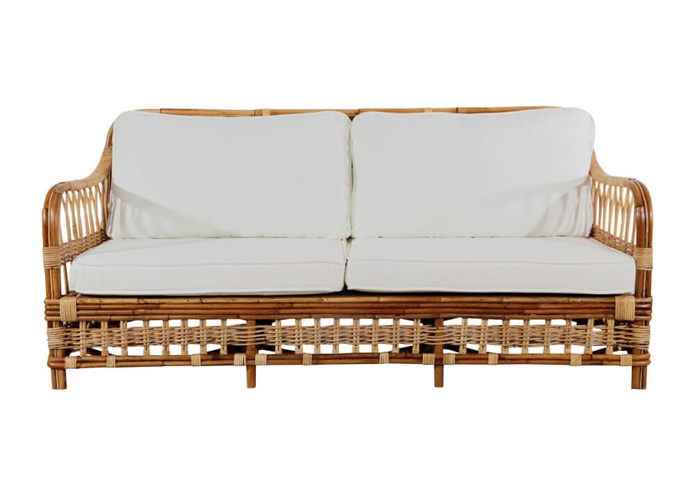 Avoca Daybed with White Cushions Alfresco Lounging Avoca