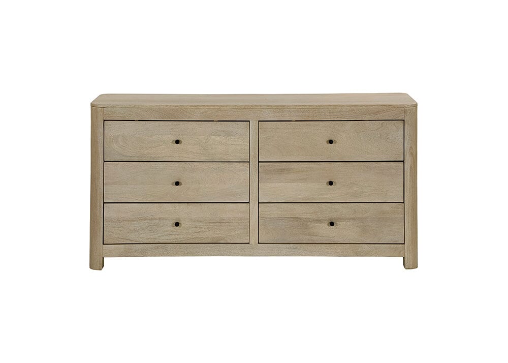 Corindi Dresser 6 Drawers Bedding Drawers and Dressers Corindi