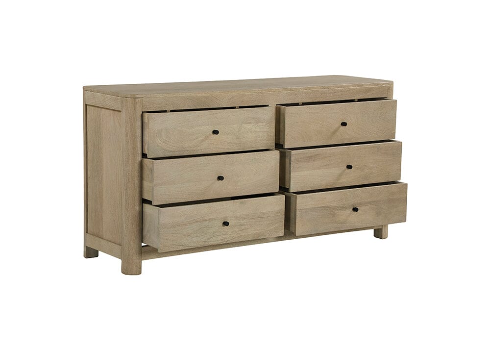 Corindi Dresser 6 Drawers Bedding Drawers and Dressers Corindi