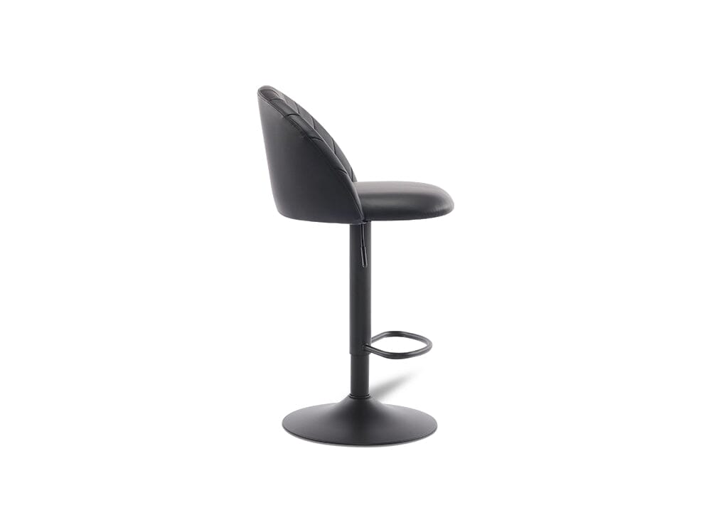 Elk Barstool Black/Black Stools Vast Furniture