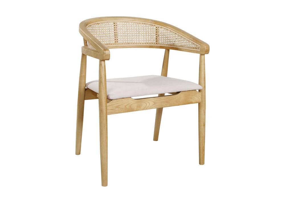 Finley Dining Chair - Linen Seat Dining Chairs Vast Furniture + Home