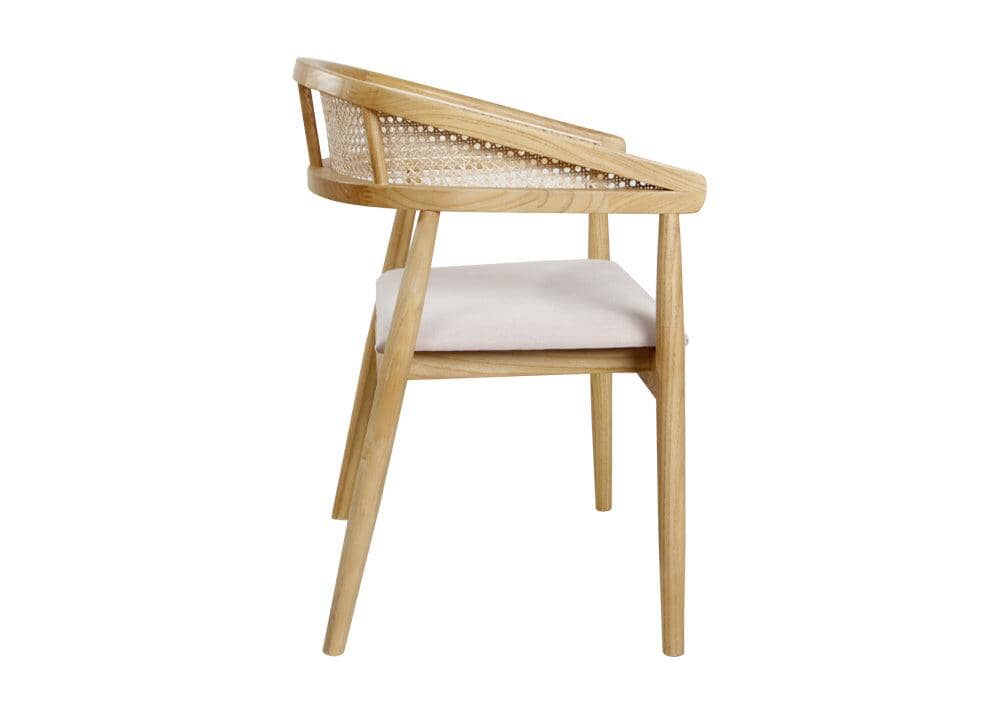 Finley Dining Chair - Linen Seat Dining Chairs Vast Furniture + Home