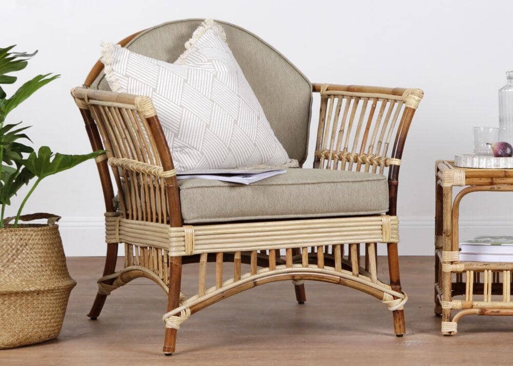 Kuranda Armchair - Jungle with Taupe Covers Alfresco Lounging Vast Furniture + Home