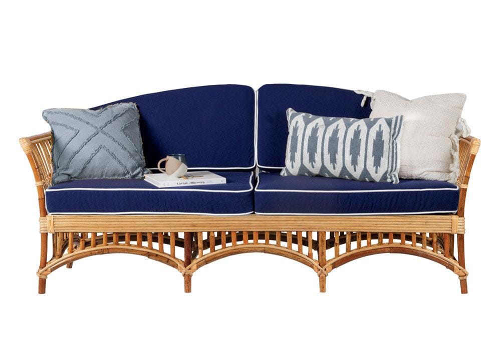 Kuranda Daybed - Jungle with Blue Covers Alfresco Lounging Vast Furniture + Home