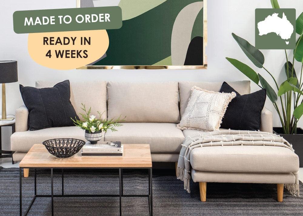 Lima made to order sofa range in Warwick fabric