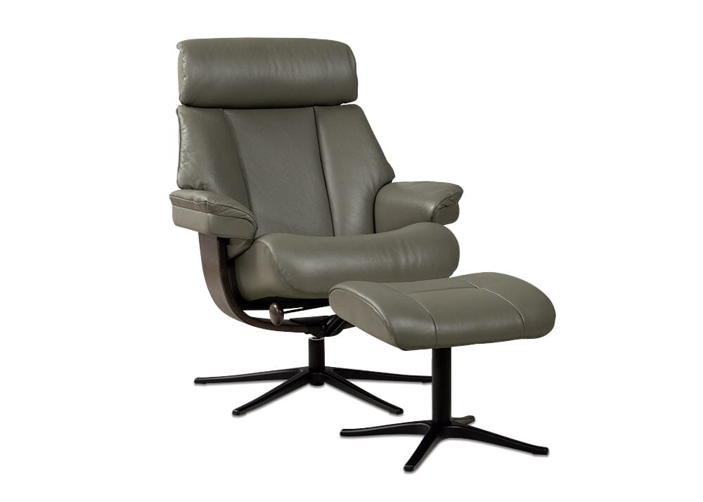 Nordic 99 Chair & Ottoman Star Base Recliner Chairs Vast Furniture