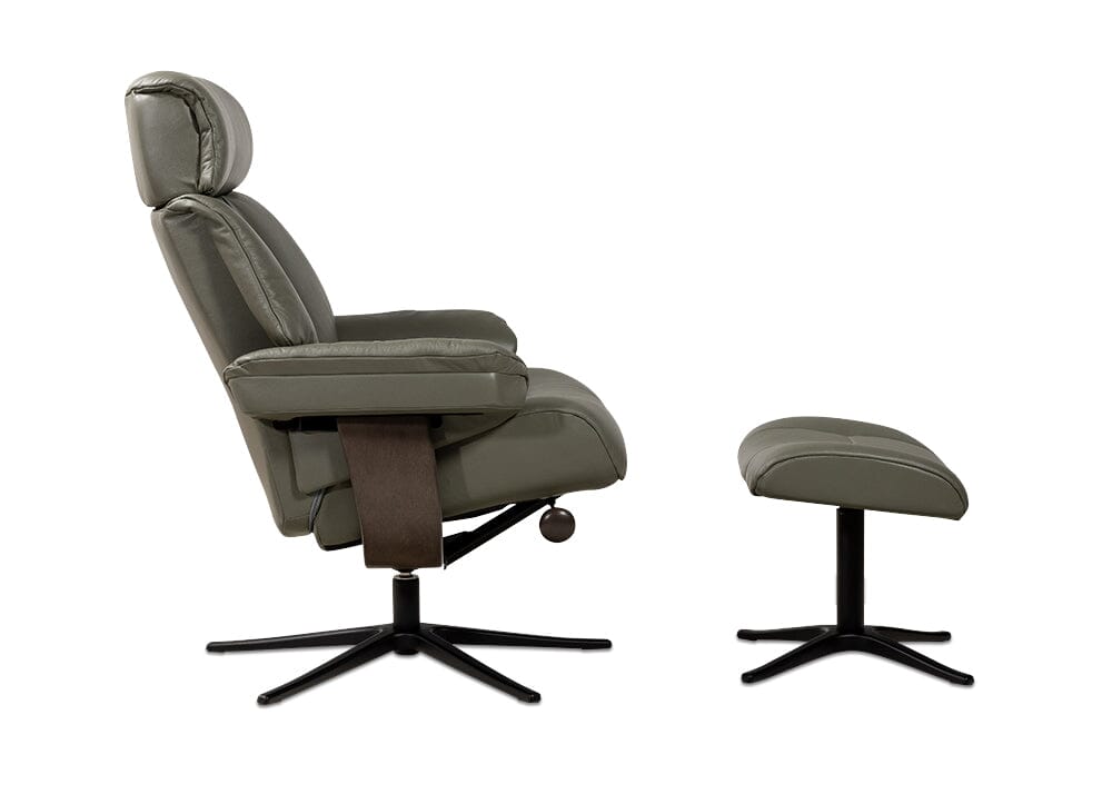 Nordic 99 Chair & Ottoman Star Base Recliner Chairs Vast Furniture
