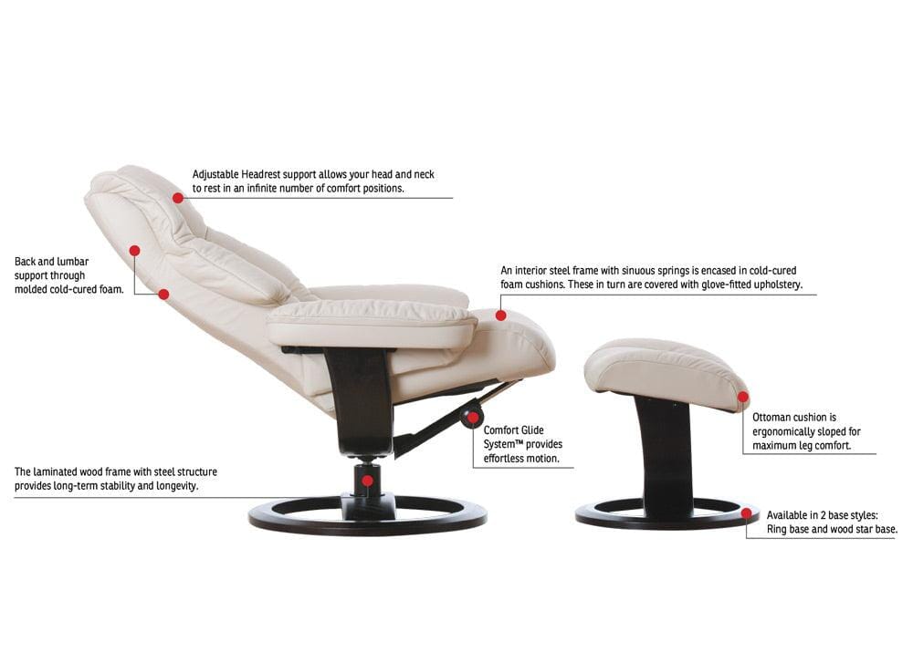 Nordic 60 Chair & Ottoman Recliner Chairs IMG