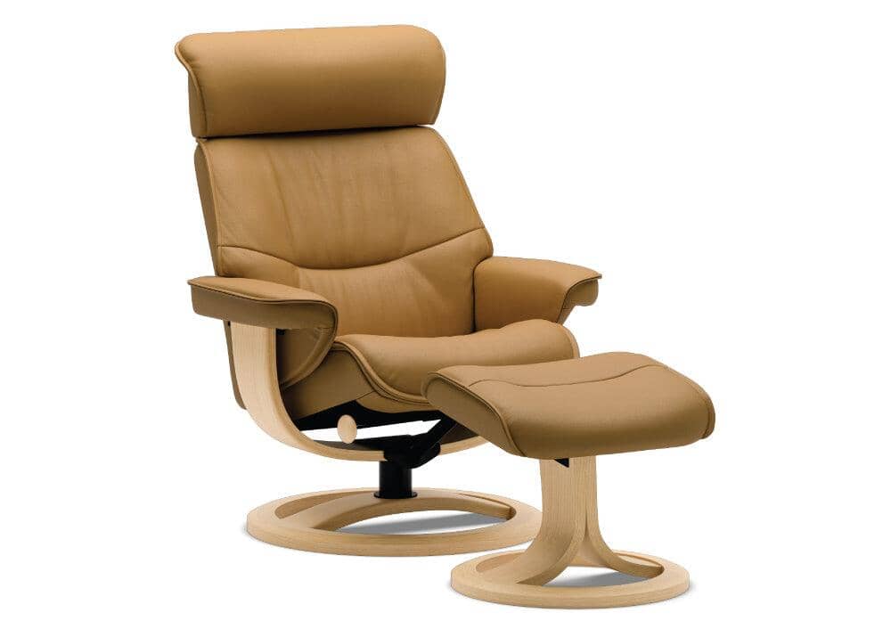 Nordic 93 Chair & Ottoman Recliner Chairs IMG