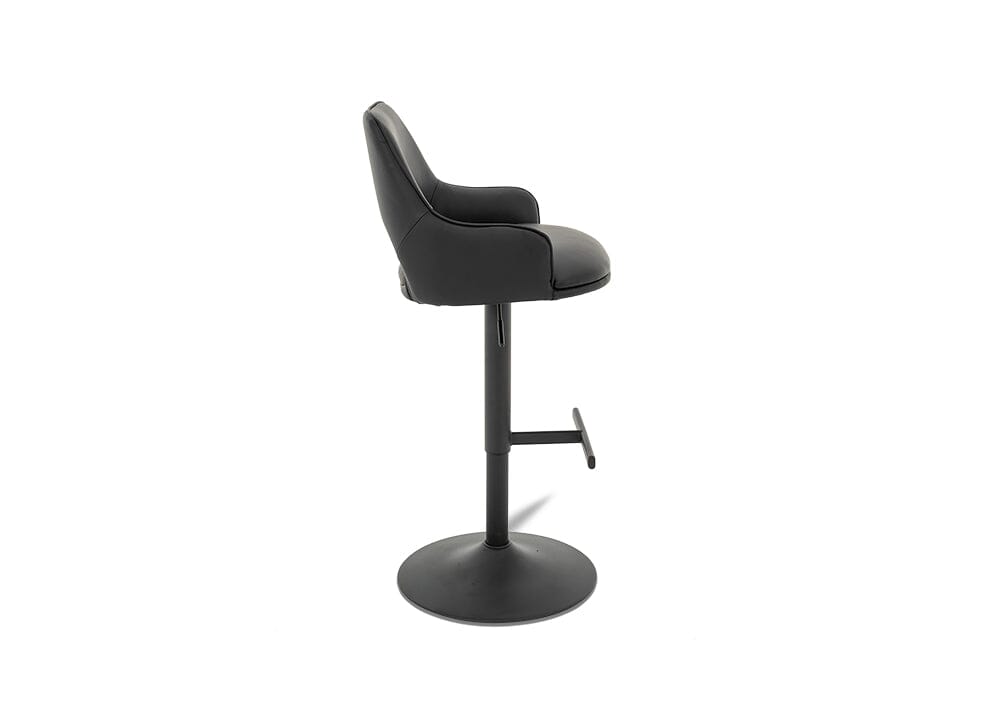Petra Barstool Black/Black Stools Vast Furniture