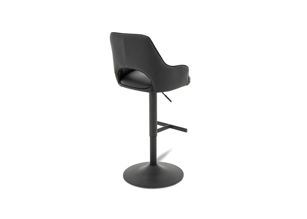 Petra Barstool Black/Black Stools Vast Furniture