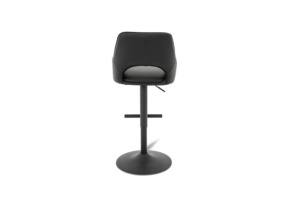 Petra Barstool Black/Black Stools Vast Furniture