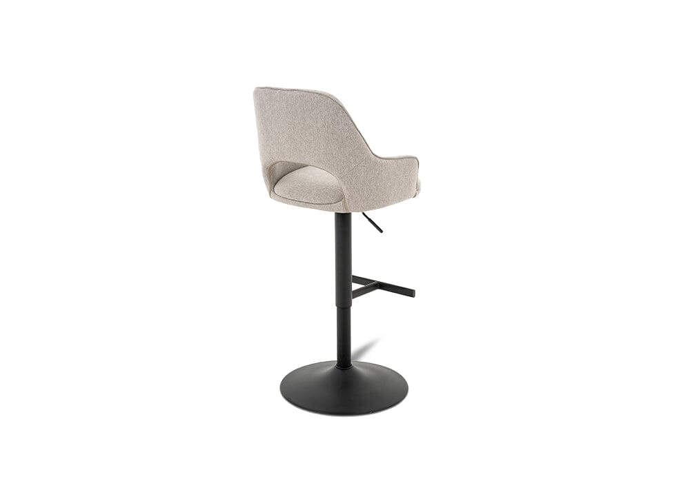 Petra Barstool Light Grey/Black Stools Vast Furniture