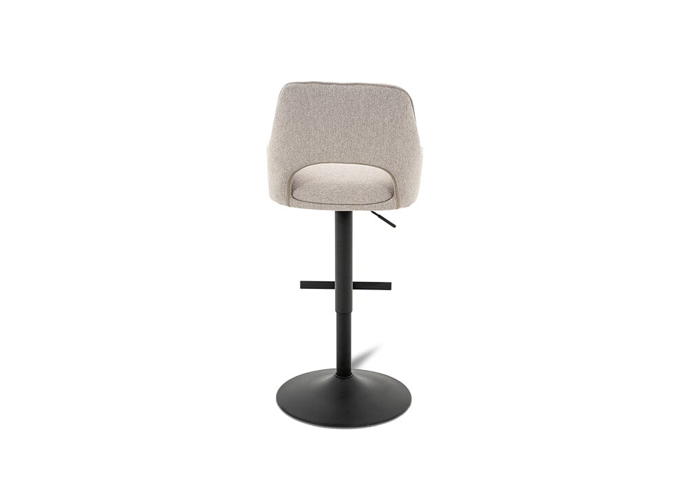 Petra Barstool Light Grey/Black Stools Vast Furniture