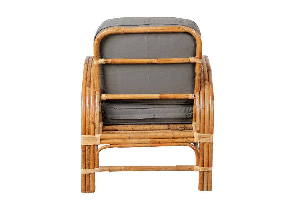 Pretzel Armchair - Jungle with Grey Covers Alfresco Lounging Pretzel