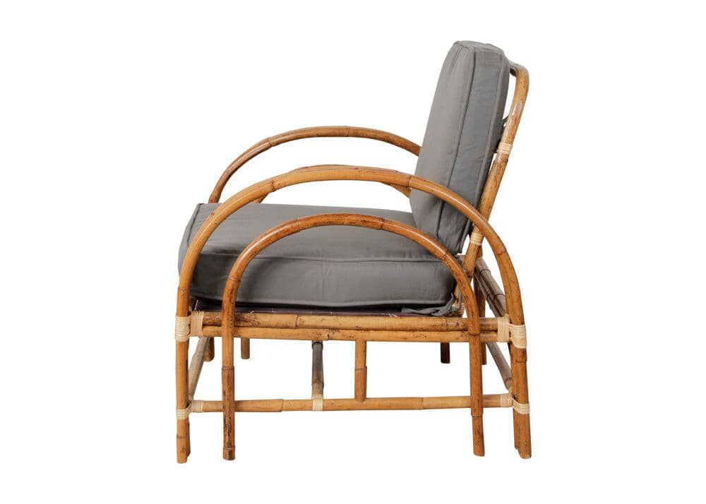 Pretzel Armchair - Jungle with Grey Covers Alfresco Lounging Pretzel