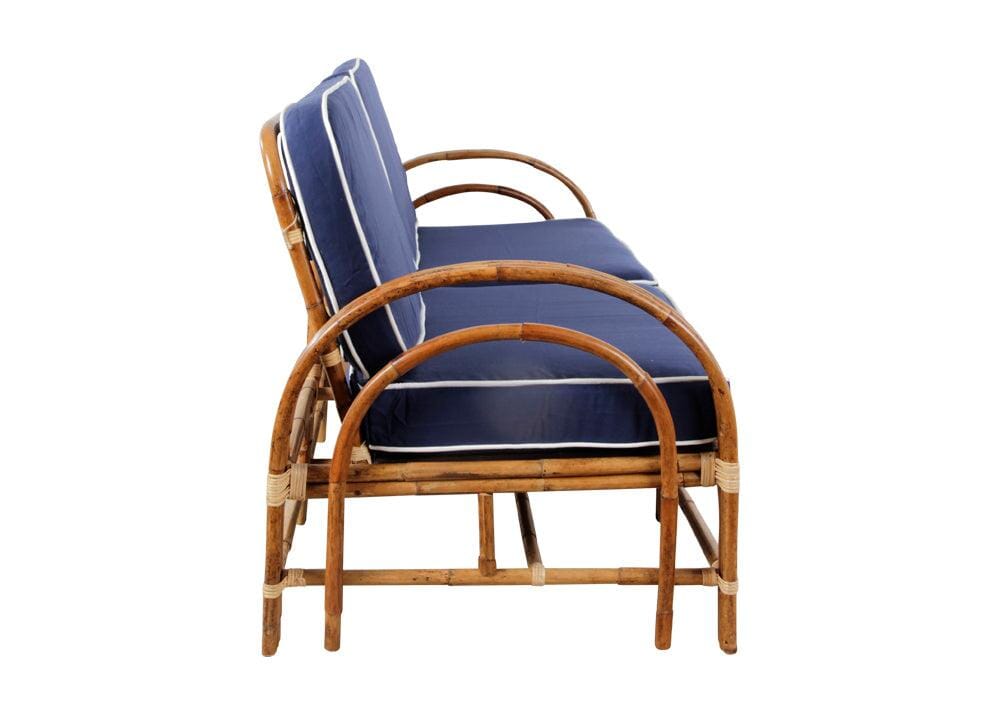 Pretzel Daybed - Jungle with Blue Covers Alfresco Lounging Pretzel