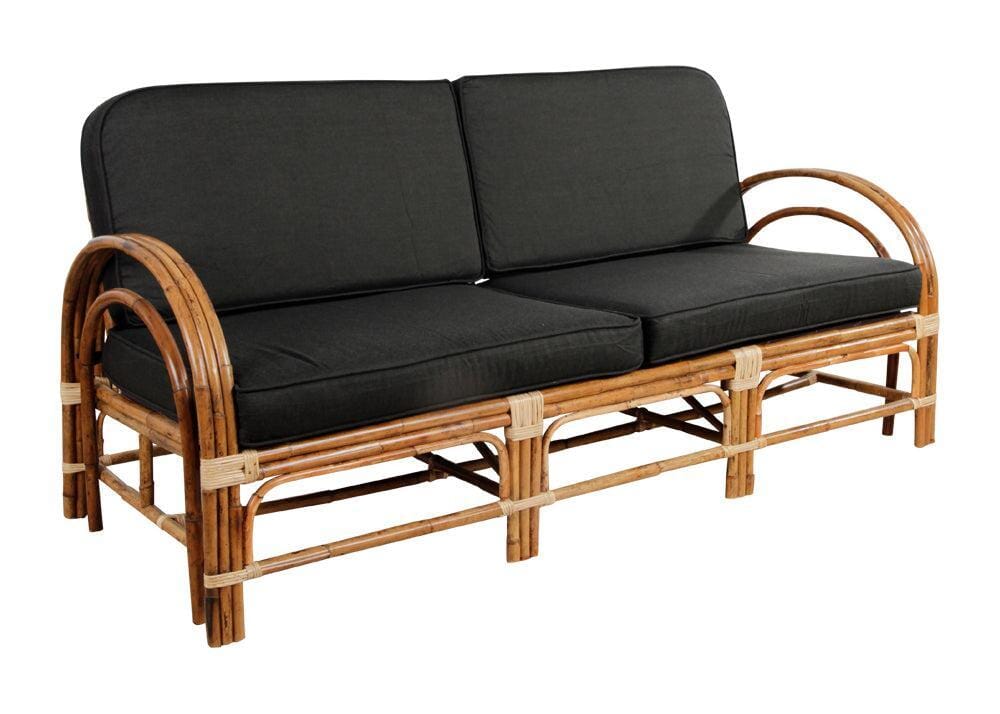 Pretzel Daybed - Jungle with Charcoal Covers Alfresco Lounging Pretzel