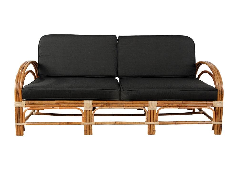 Pretzel Daybed - Jungle with Charcoal Covers Alfresco Lounging Pretzel