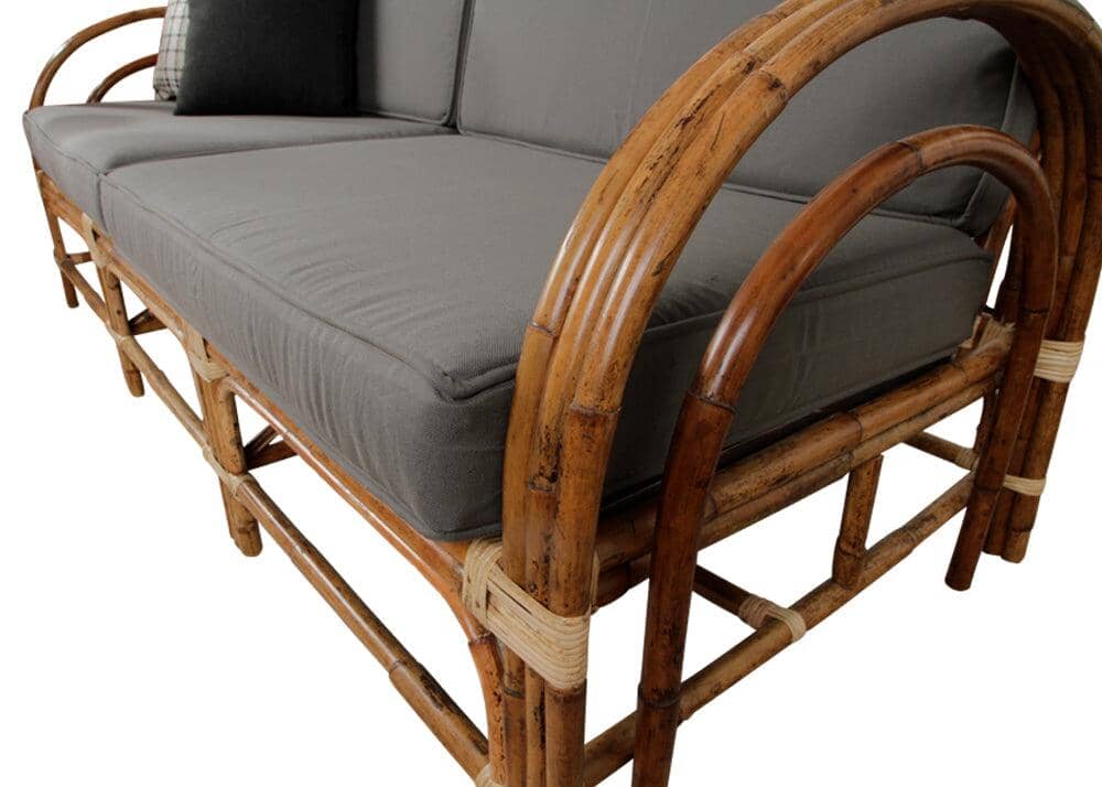 Pretzel Daybed - Jungle with Grey Covers Alfresco Lounging Pretzel