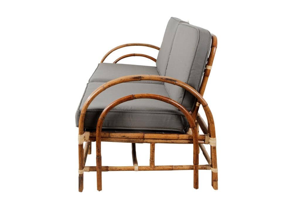 Pretzel Daybed - Jungle with Grey Covers Alfresco Lounging Pretzel