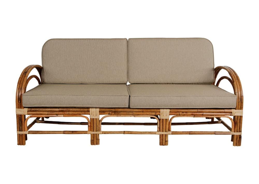 Pretzel Daybed - Jungle with Taupe Covers Alfresco Lounging Pretzel