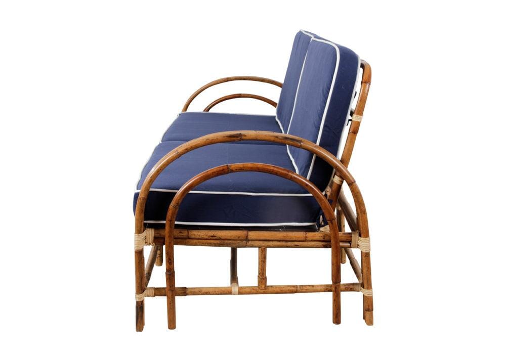 Pretzel Daybed - Jungle with Blue Covers Alfresco Lounging Pretzel