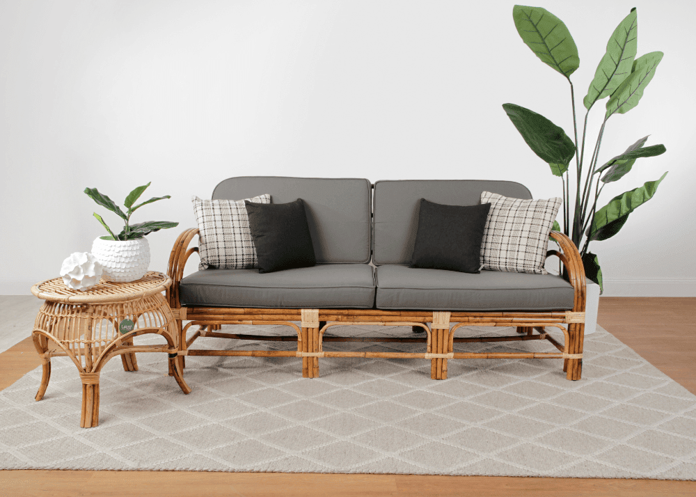 Pretzel Daybed - Jungle with Grey Covers Alfresco Lounging Pretzel