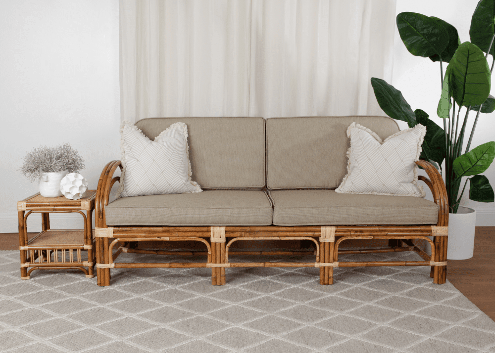 Pretzel Daybed - Jungle with Taupe Covers Alfresco Lounging Pretzel