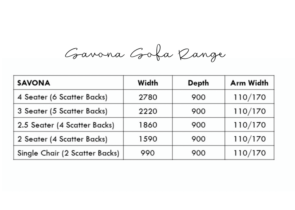 Savona Sofa Range Lounges and Armchairs UD LOUNGES