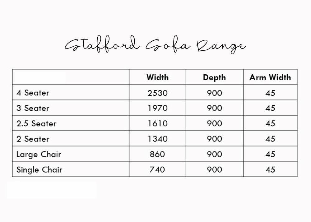 Stafford Sofa Range Lounges and Armchairs UD LOUNGES