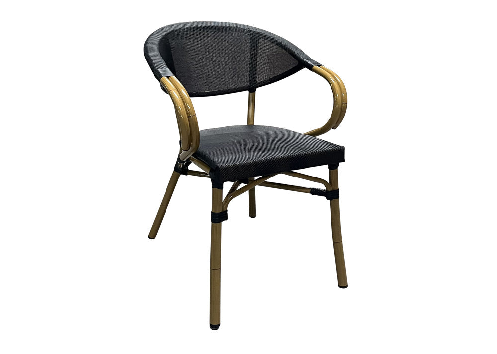 Terrace Dining Chair - black