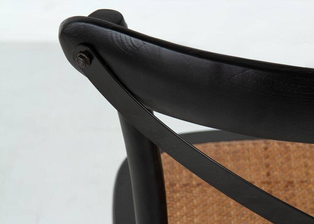 Cross Back Counter Stool - Black Stools Vast Furniture + Home
