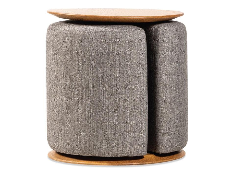 Zani End Table + Stool Console Tables Vast Furniture + Home