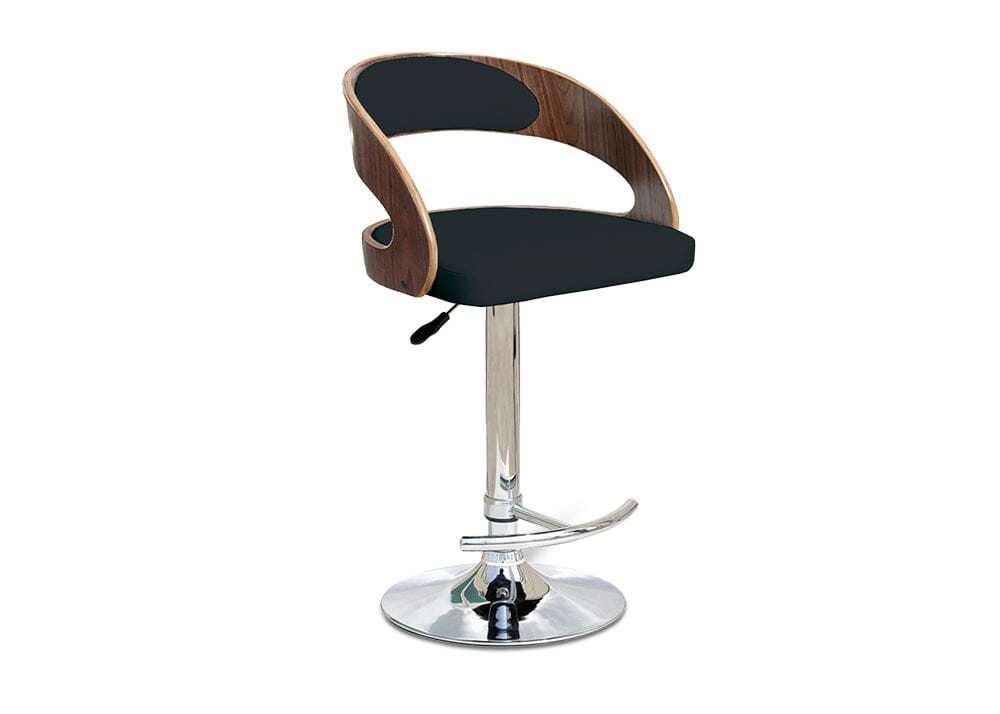 Mars Black Barstool Stools Vast Furniture
