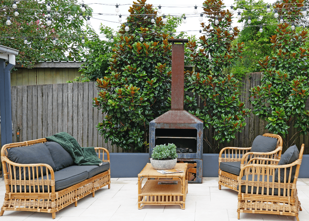 Avoca Daybed with Charcoal Cushions Alfresco Lounging Avoca