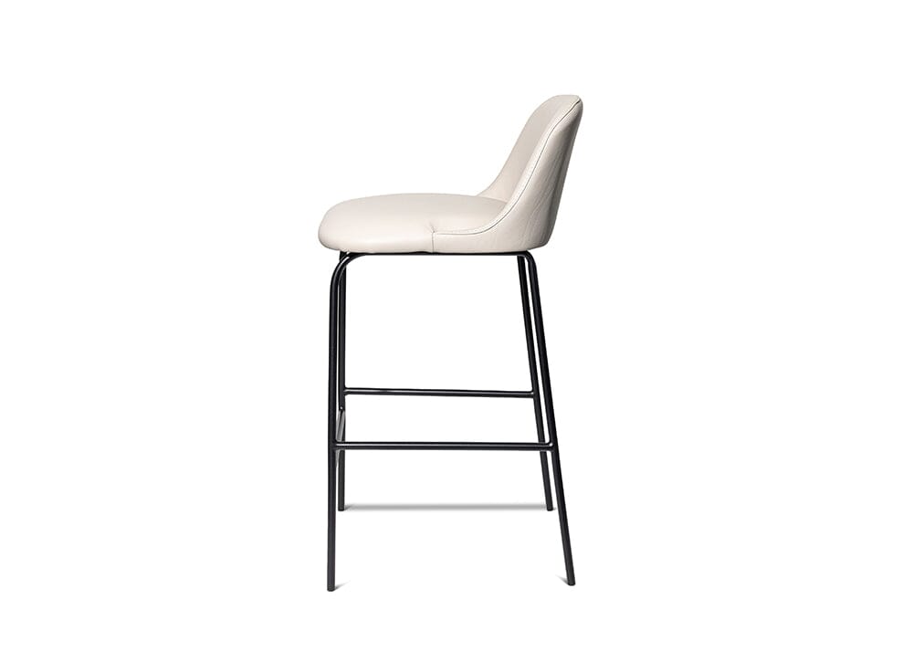 Peak Black Light Grey Barstool Stools Vast Furniture