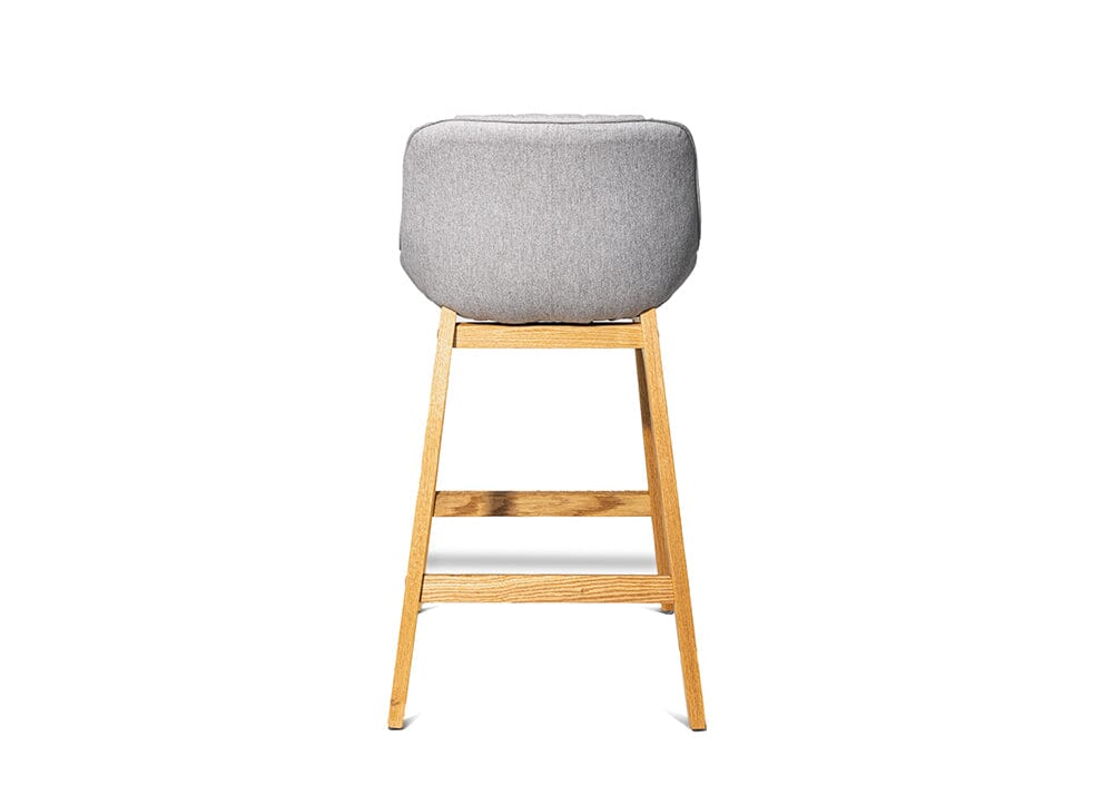 Zoe Light Grey Barstool Stools Vast Furniture